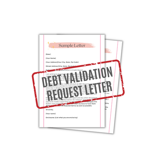 Debt Validation Request for Creditor Follow Up Letter