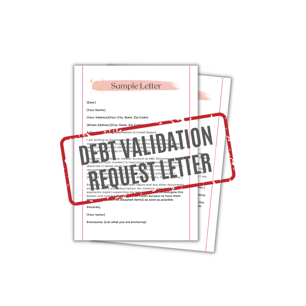 Debt Validation Request for Creditor Follow Up Letter